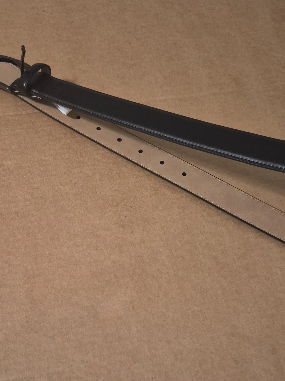 Dockers Tan Belt Display Hanger with Winged Anchor Logo
